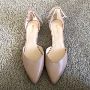 Nine West leather wedges